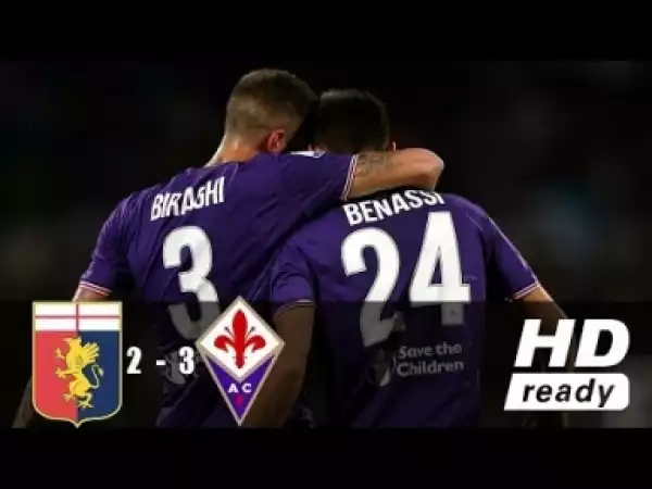 Video: Genoa VS Fiorentina 2-3 ? Goals & Highlights ? 06/05/2018 HD ? Calcio A